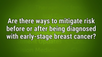 VIDEO: Mitigating risk before, after diagnosis of early breast cancer