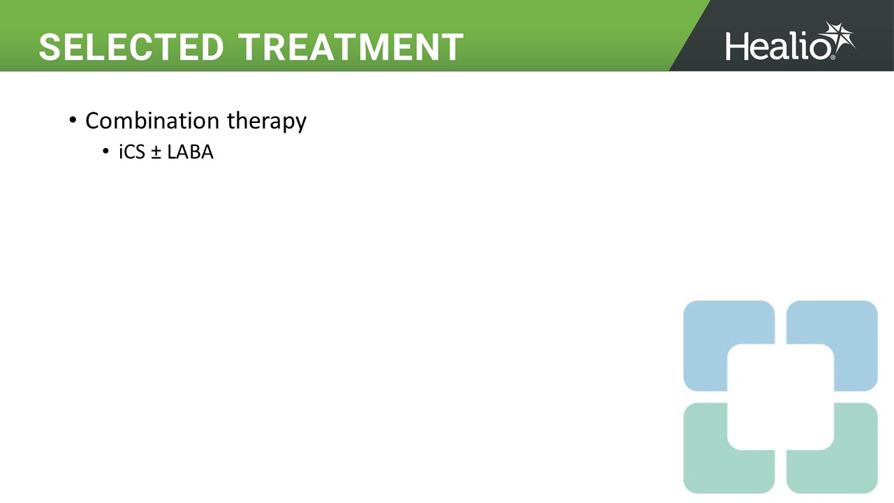 an image of the selected treatment for a patient with severe asthma