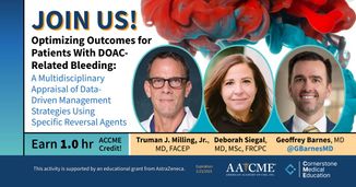 Optimizing Outcomes for Patients with DOAC-Related Bleeding