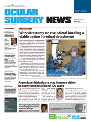 Ocular Surgery News Europe Edition June 2012 