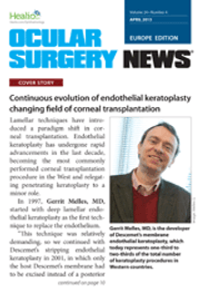 Ocular Surgery News Europe Edition April 2013