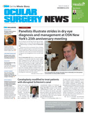 Ocular Surgery News December 25, 2016