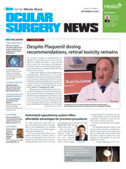 Ocular Surgery News September 10, 2018