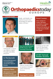 Orthopaedics Today Europe February 2015