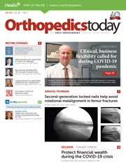 Orthopedics Today, May 2020