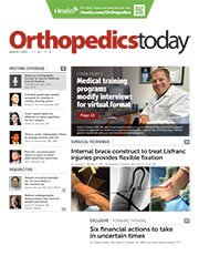 Orthopedics Today August 2022