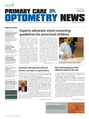 Primary Care Optometry News March 2015 cover