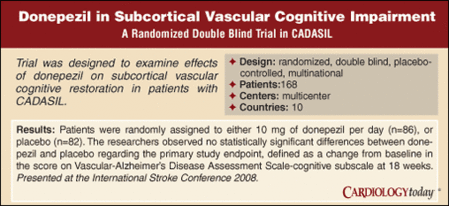 Donepezil in Subcortical Vascular Cognitive Impairment