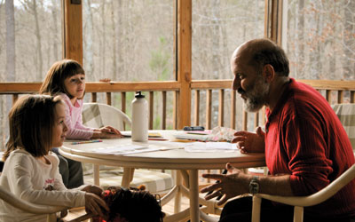 Dr. Iskandrian and his grandchildren.