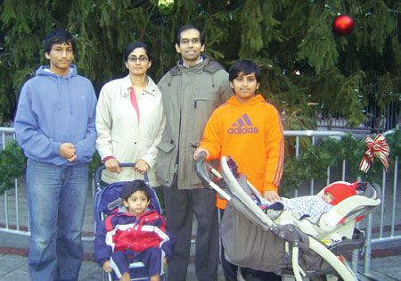 Deepak L. Bhatt and his family.