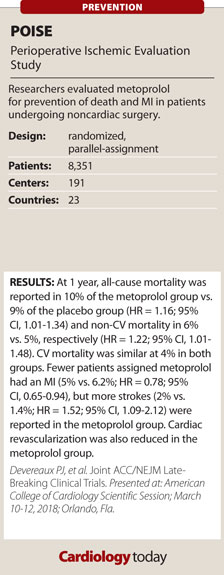 Trial Scorecard: POISE