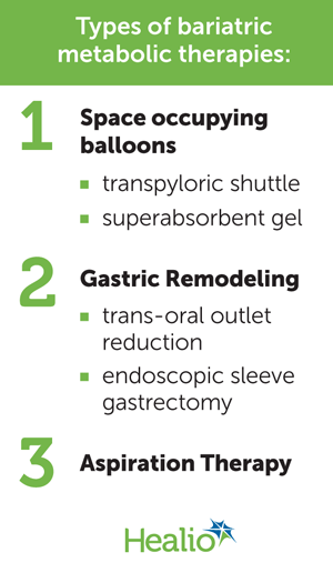 Types of bariatric metabolic therapies