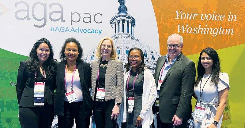 VIP donors of the AGA Political Action Committee met at Digestive Disease Week to discuss current policy and advocacy efforts with meeting attendees.