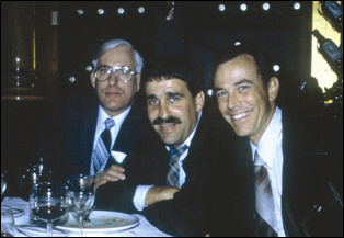 (Shown left to right) Dick Eckert, Jim Bowen, and James H. Brien.