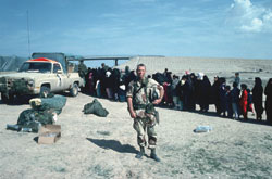 Figure 7: Refugee camp during the 1990-91 Iraq war.