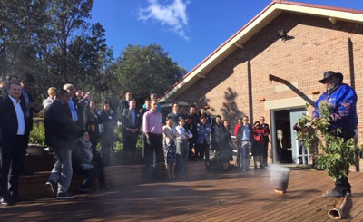 Participants were welcomed by a Smoking Ceremony hosted by traditional owners.