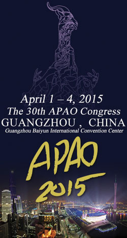 APAO Congress 2015, Guangzhou, China.