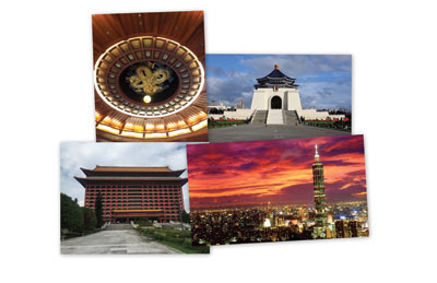 Grand Hotel Taipei, National Chiang Kai-shek Memorial Hall and Taipei 101. Invited guests to the Presidential Dinner will have a tour in the secret passages at the Grand Hotel, which are closed to the public.