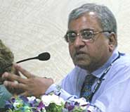 G.V.S. Murthy, MBBS, MD, MSc, speaks during a session