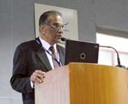 P. Namperumalsamy, MBBS, DO, MS, presented keynote address