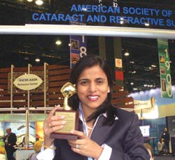 Dr. Jacob received award at ASCRS 2008