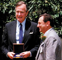 Charles Kelman with President Bush