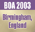 BOA 2003 [logo]