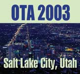 OTA 2003: Salt Lake City, Utah [logo]