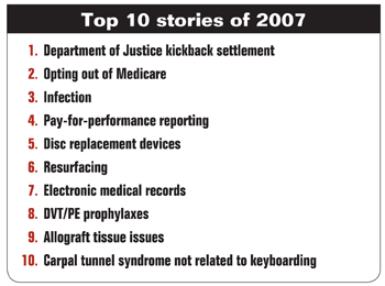 Top 10 stories of 2007