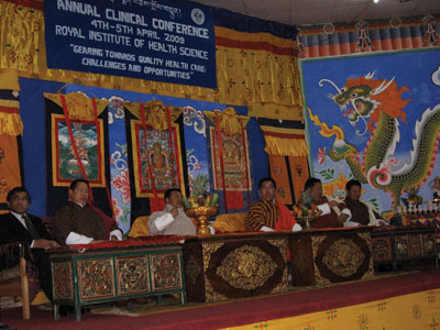 A conference Fisher attended in Bhutan in 2009