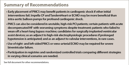 Summary of Recommendations