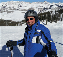 Ajamian looks forward to skiing with his 14 original Omni comanagement friends every year.