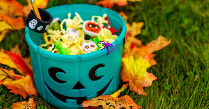 The Teal Pumpkin Project encourages families to provide non-food treats for children with food allergies each Halloween.