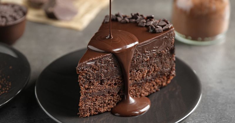 Delicious chocolate cake