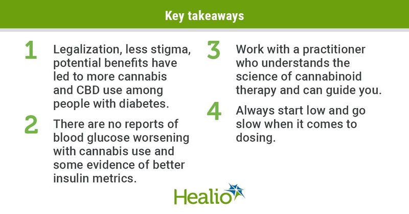 Tips for cannabis and CBD use for people with diabetes