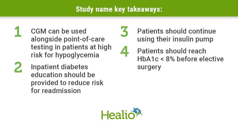 Guidelines for managing hyperglycemia in hospitalized adults with diabetes