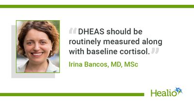 DHEAS may serve as biomarker for diagnosing adrenal insufficiency