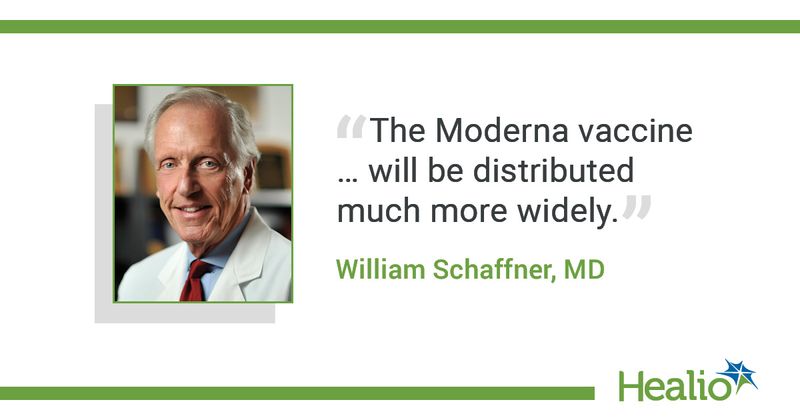 Quote from Schaffner on COVID-19 vaccination in PCPs