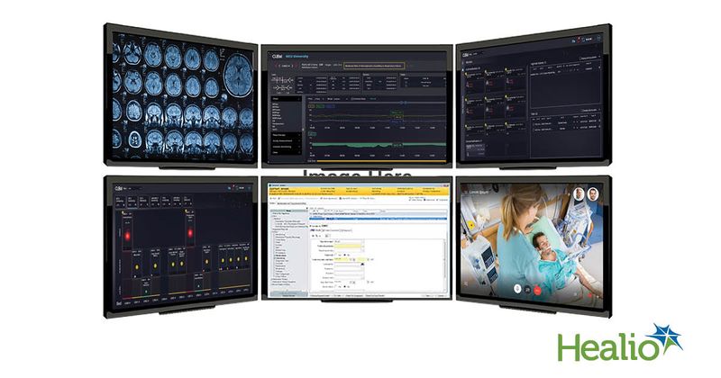 CLEWICU can show up three types of “unique” medical data, such as electronic health record, radiology records and video data, simultaneously. Photo source: CLEW.