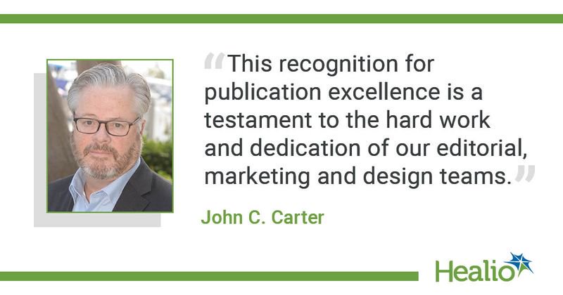 Quote from Carter on Healio awards