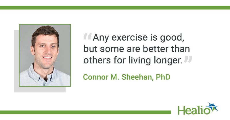 Quote from Sheehan on exercise and longevity