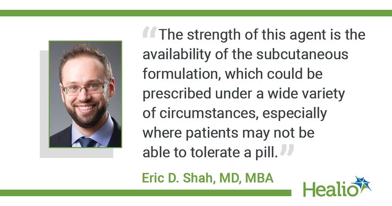 Quote from Shah on methylnaltrexone in patients with opioid-induced constipation