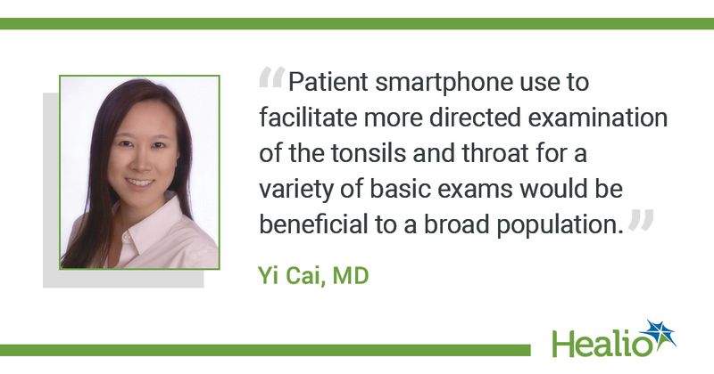 Quote from Cai on smartphone use in telehealth