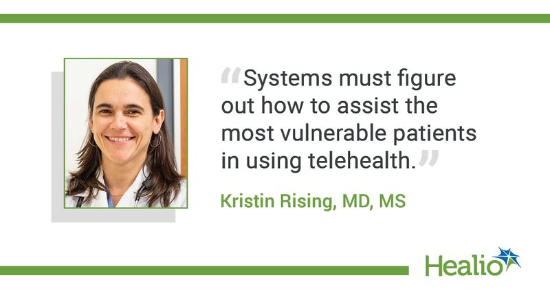 Quote from Rising on telehealth