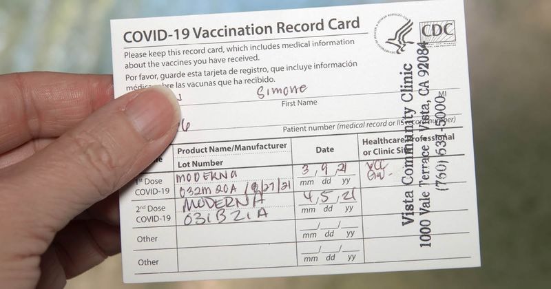 Vaccine card