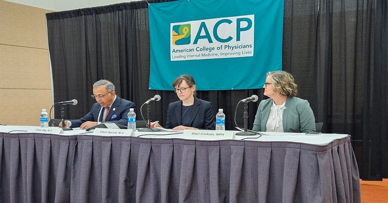 Omar Atiq, MD, MACP, Eileen Barrett, MD, MPH, MACP, and Shari Erickson, MPH