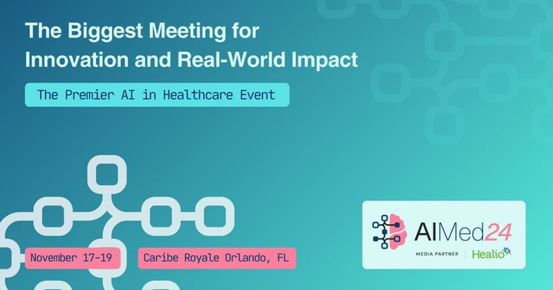 AIMed24, the Biggest Meeting for Innovation and Real-World Impact