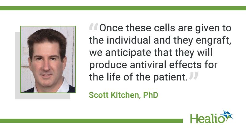 The collaboration will be led at UCLA by Scott Kitchen, PhD, UCLA David Geffen School of Medicine.