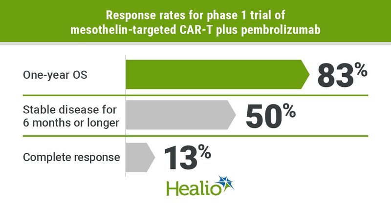 Response rates for phase 1 trial.