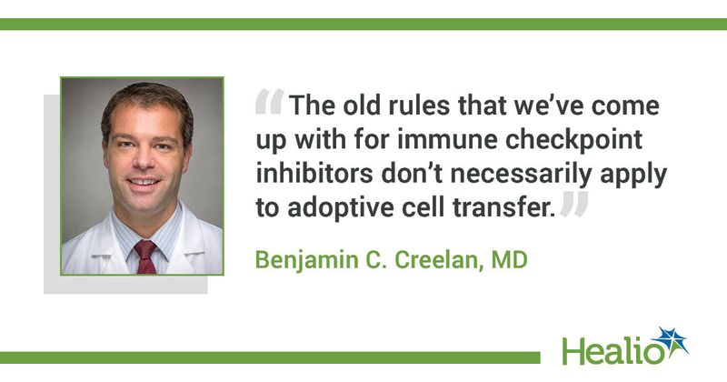 Benjamin C. Creelan, MD, associate member of the department of thoracic oncology at Moffitt Cancer Center